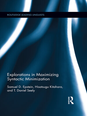 cover image of Explorations in Maximizing Syntactic Minimization